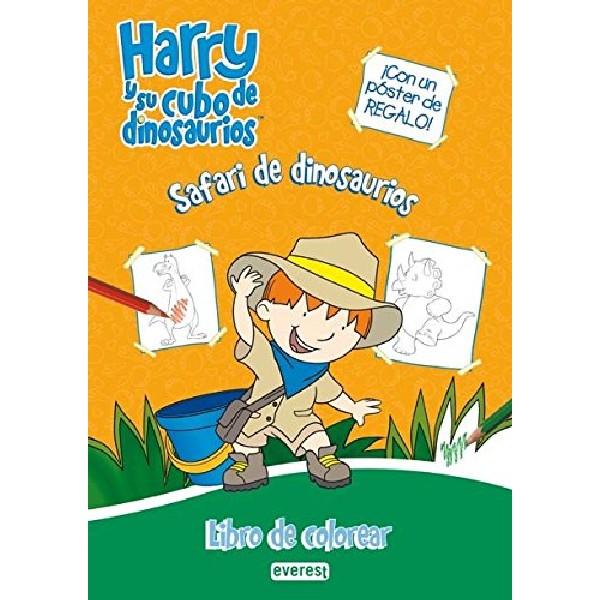 HARRY Y SU CUBO DE DINOSAURIOS SAFARI DE DINOSAURIOS