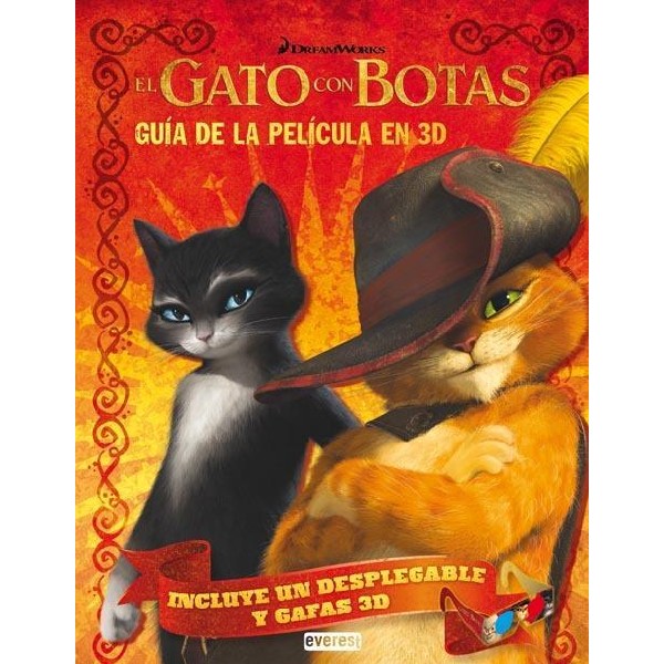 GATO CON BOTAS 3D
