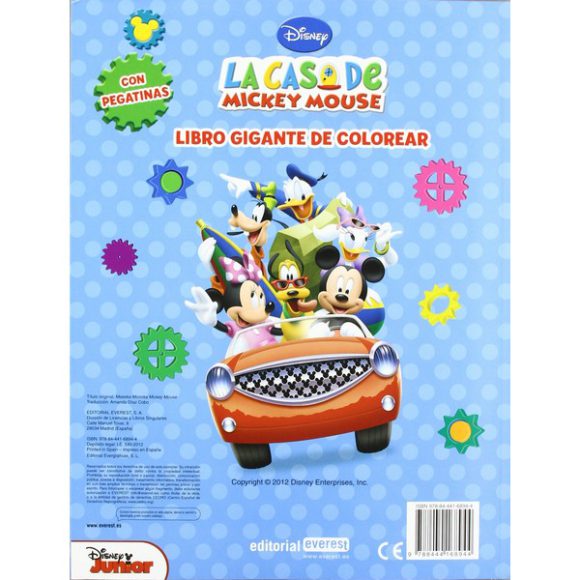 CASA DE MICKEY MOUSE LIBRO GIGANTE DE COLOREAR - Imagen 2