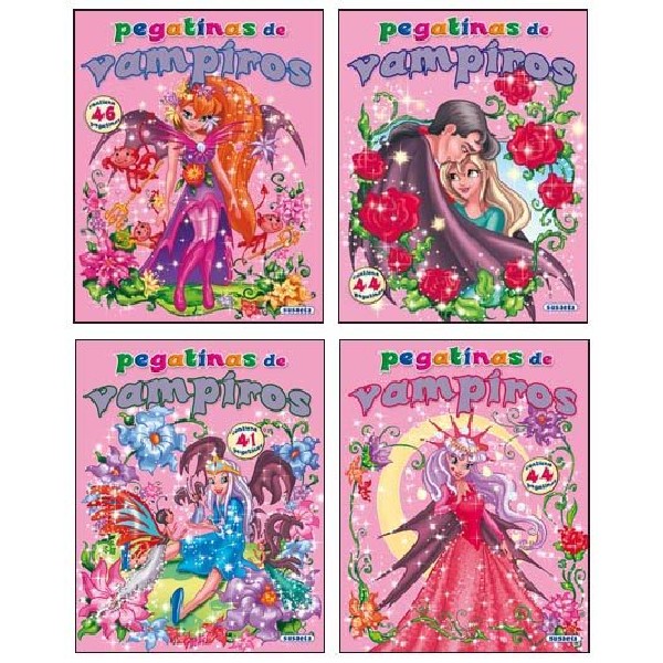 PEGATINAS DE VAMPIROS PACKx4