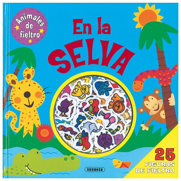 EN LA SELVA ANIMALES DE FIELTRO