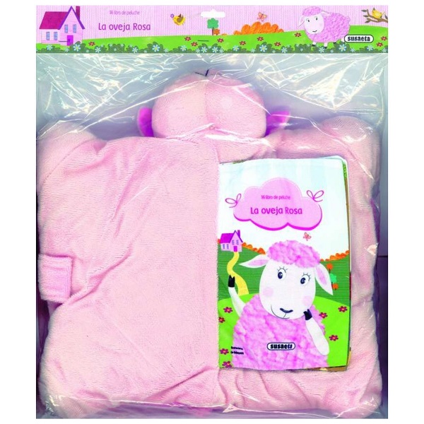 OVEJA ROSA MI LIBRO DE PELUCHE