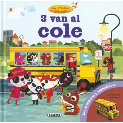3 VAN AL COLE COL PANDA ZORRO Y BURRO