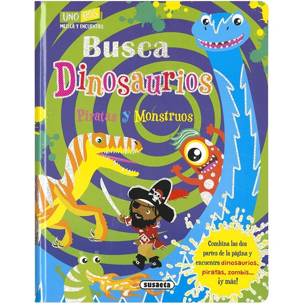 BUSCA DINOSAURIOS MEZCLA Y ENCUENTRA