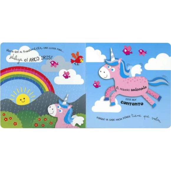 UNICORNIO APRENDE A VOLAR LENTEJUELAS - Imagen 2