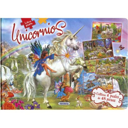 UNICORNIOS LIBRO PUZLE