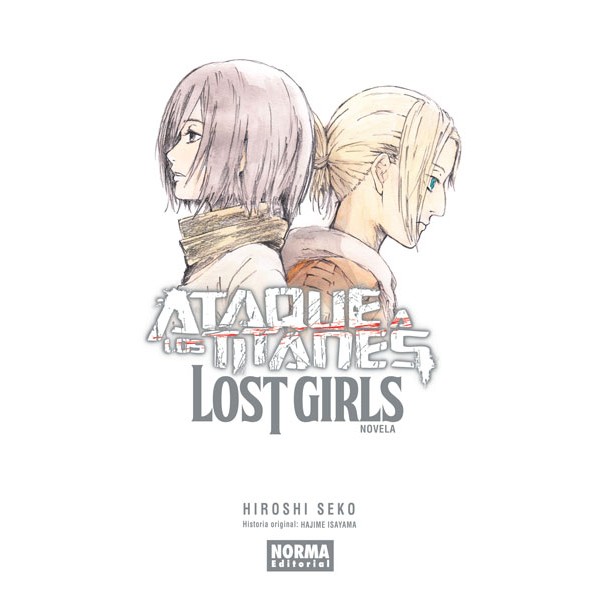 ATAQUE A LOS TITANES LOST GIRLS (NOVELA)