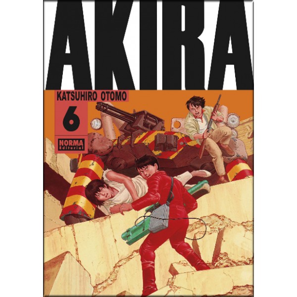 AKIRA 06 BLANCO Y NEGRO + POSTALES