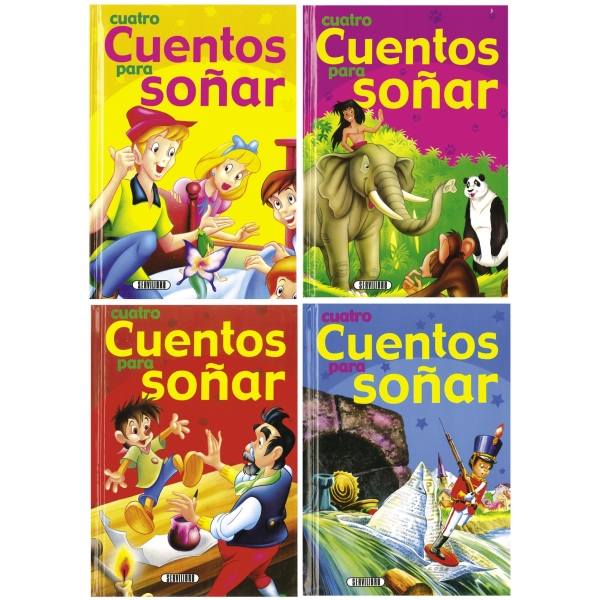 COLECCION CUATRO CUENTOS PARA SOÑAR 4 TITULOS