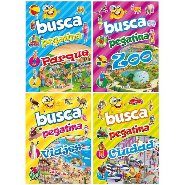BUSCA LA PEGATINA (PACKx4)