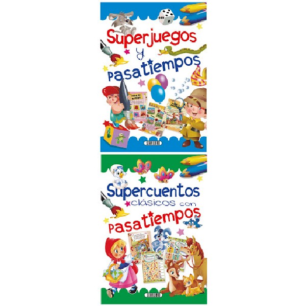 SUPERCUENTOS Y PASATIEMPOS 2 TIT (SUPERCUENTOSVARIOS AUTORESSUPERJUEGOS)
