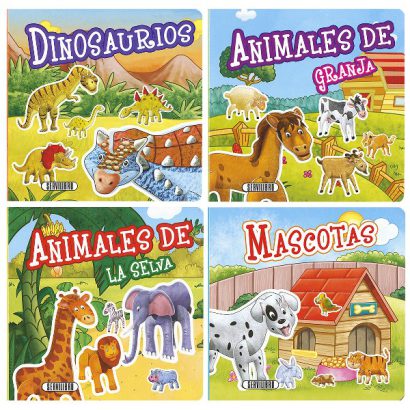 MAQUETAS DE ANIMALES 4 TITULOS