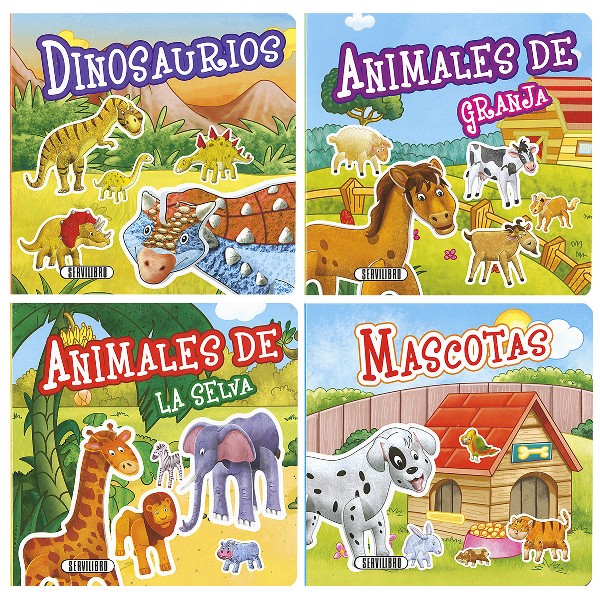 MAQUETAS DE ANIMALES 4 TITULOS