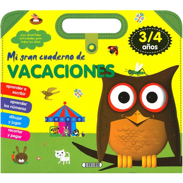 MI GRAN CUADERNO DE VACACIONES - 3-4 AÑOS