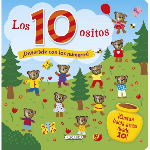 LOS 10 OSITOS CUENTA HACIA ATRAS DESDE 10