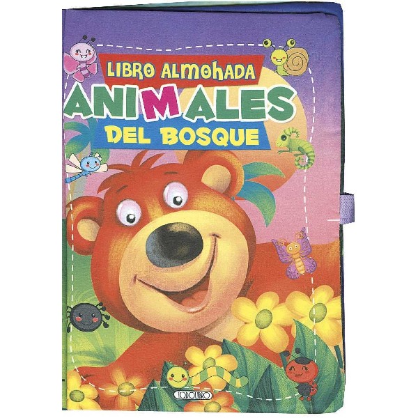 ANIMALES DEL BOSQUE LIBRO ALMOHADA