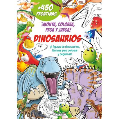 DINOSAURIOS (450 PEGATINAS) VERDE