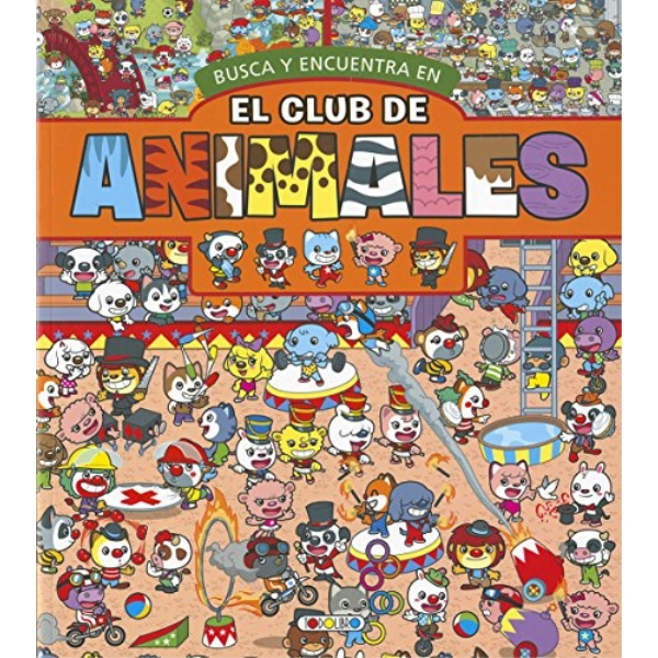 CLUB DE ANIMALES BUSCA Y ENCUENTRA NARANJA