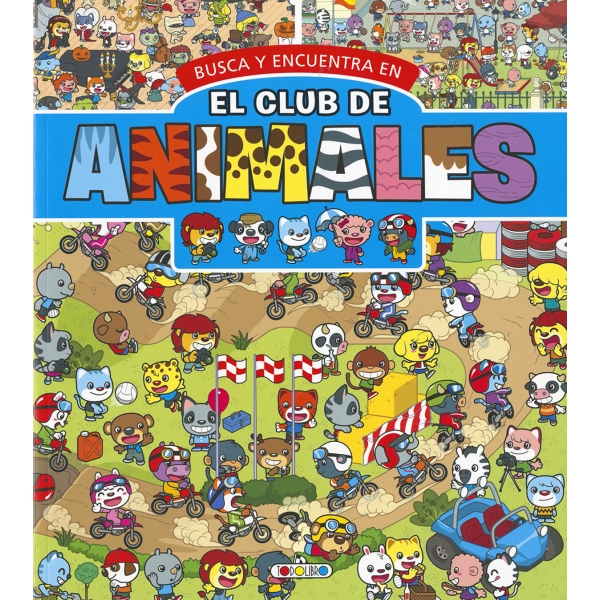CLUB DE ANIMALES BUSCA Y ENCUENTRA AZUL