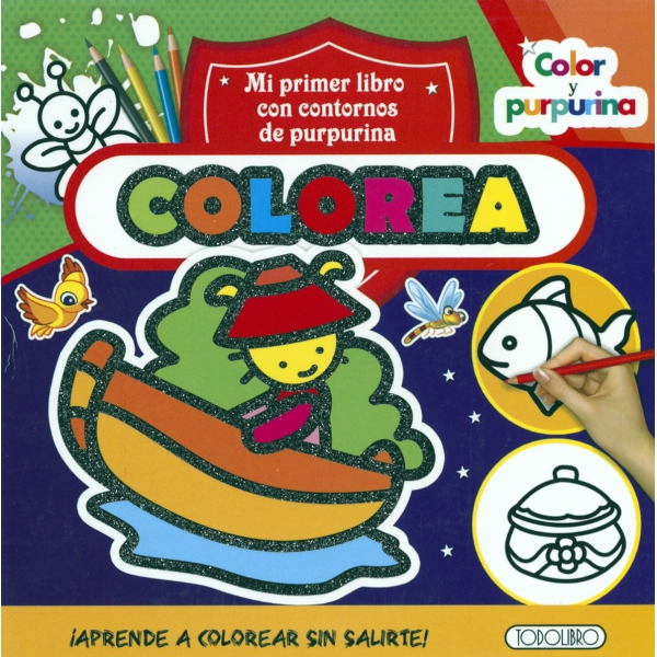 COLOREA BOTE COLOR Y PURPURINA