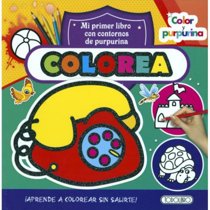 COLOREA TELEFONO COLOR Y PURPURINA