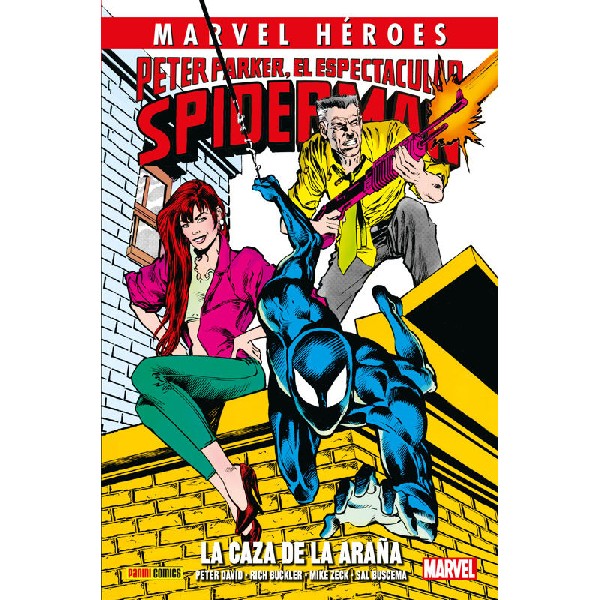 PETER PARKER ESPECTACULAR SPIDERMAN CAZA DE LA ARAÑA