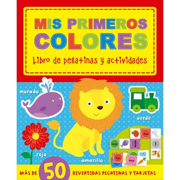 MIS PRIMEROS COLORES: LIBRO DE PEGATINAS Y ACTIVIDADES