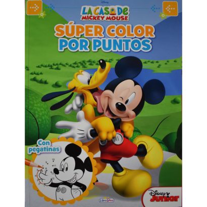 CASA DE MICKEY SUPERCOLOR POR PUNTOS CON PEGATINAS