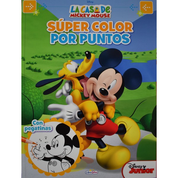 CASA DE MICKEY SUPERCOLOR POR PUNTOS CON PEGATINAS