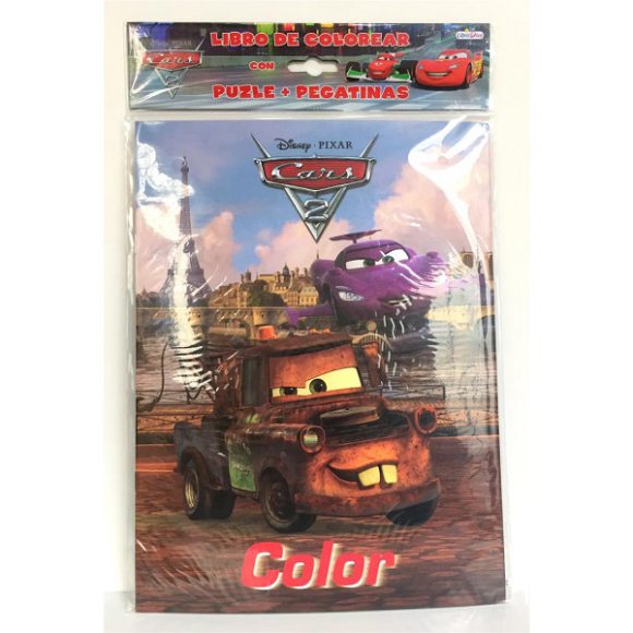 CARS 2 COLOR SET DE DIVERSION DISNEY