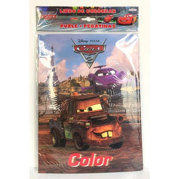 CARS 2 COLOR SET DE DIVERSION DISNEY