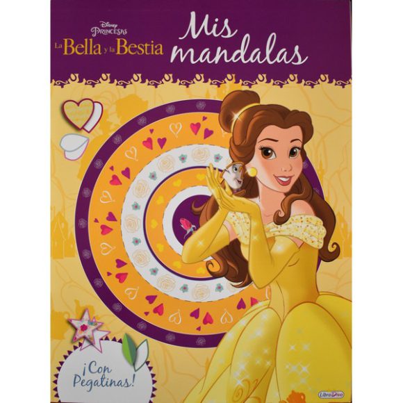 MIS MANDALAS CON PEGATINAS DISNEY PRINCESAS PACK X 2 - Imagen 2