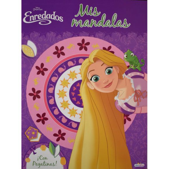 MIS MANDALAS CON PEGATINAS DISNEY PRINCESAS PACK X 2 - Imagen 3