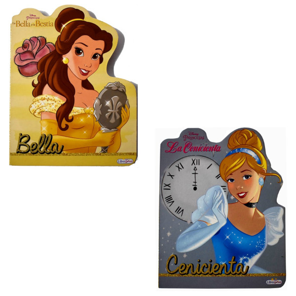 PRINCESAS TROQUELADO PACK X2