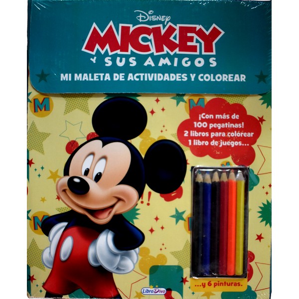 MICKEY Y SUS AMIGOS MI MALETA DE ACTIVIDADES Y COLOREAR