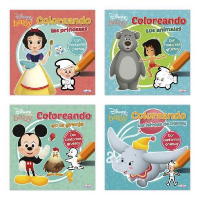 DISNEY BABY COLOREANDO PACKx2
