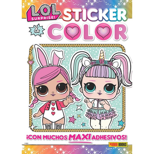 LOL SURPRISE STICKER & COLOR
