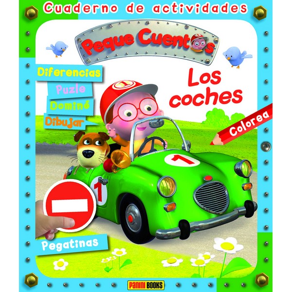 CUADERNO DE ACTIVIDADES PEQUE CUENTOS LOS COCHES