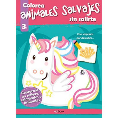 COLOREA ANIMALES SALVAJES SIN SALIRTE