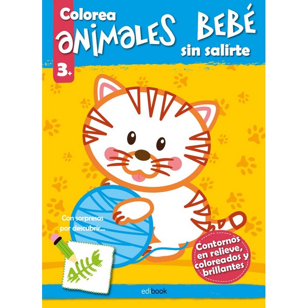 COLOREA ANIMALES BEBE SIN SALIRTE