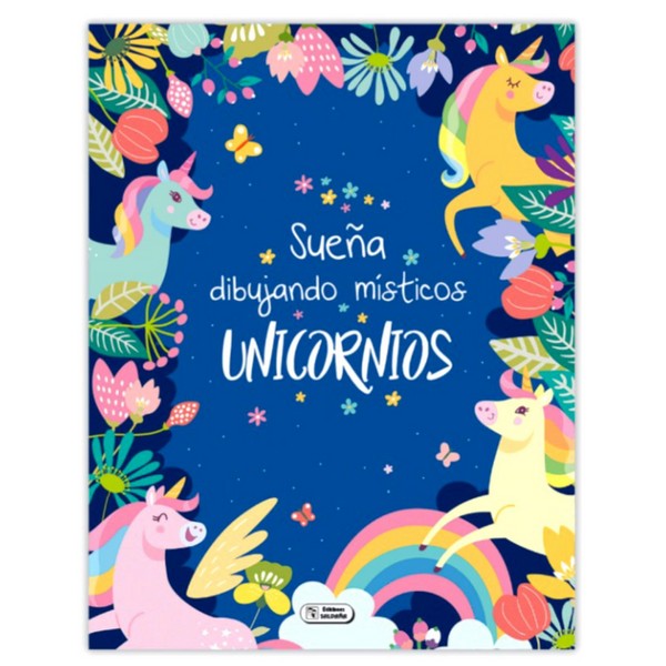 COLOREA UNICORNIOS E IMAGINA LILA