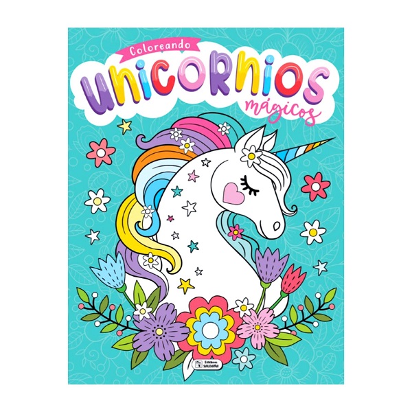 COLOREANDO UNICORNIOS MAGICOS VERDE