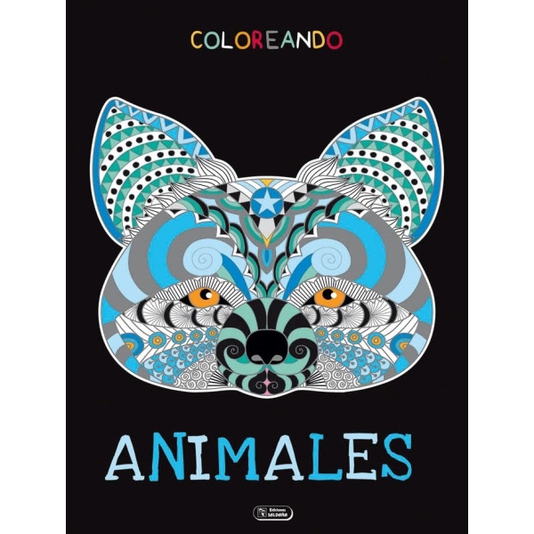 ANIMALES AZUL SUPER COLOREA ANIMALES