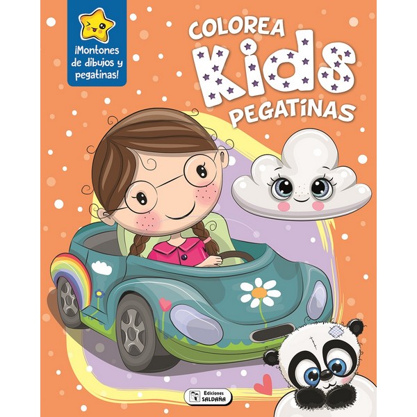 COLOREA KIDS PEGATINAS NIÑA