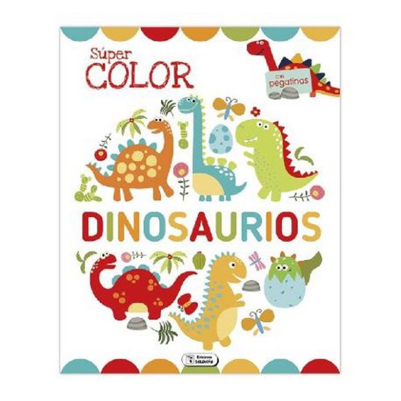 SUPER COLOR DINOSAURIOS PEGATINAS