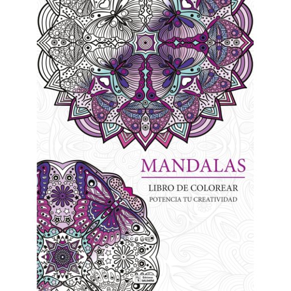 MANDALAS LIBRO DE COLOREAR MORADO