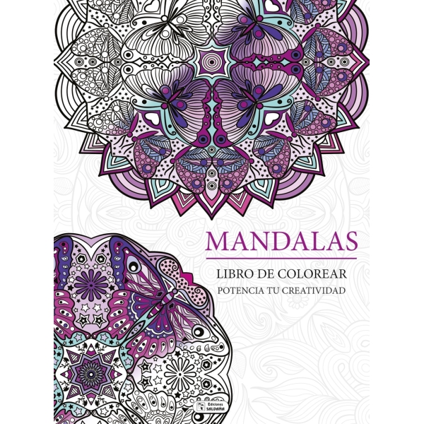 MANDALAS LIBRO DE COLOREAR MORADO