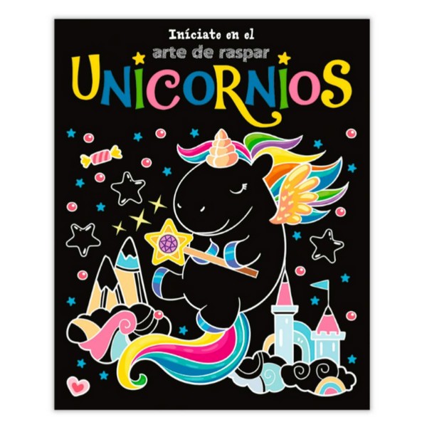 SCRARTCH UNICORNIOS PALACIO INC. LAPIZ