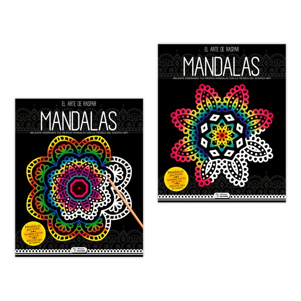 ARTE DE RASPAR MANDALAS 2 TIT