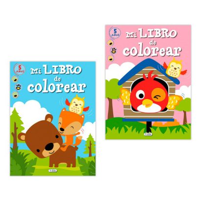 COLECCION MI LIBRO DE COLOREAR 2 TIT